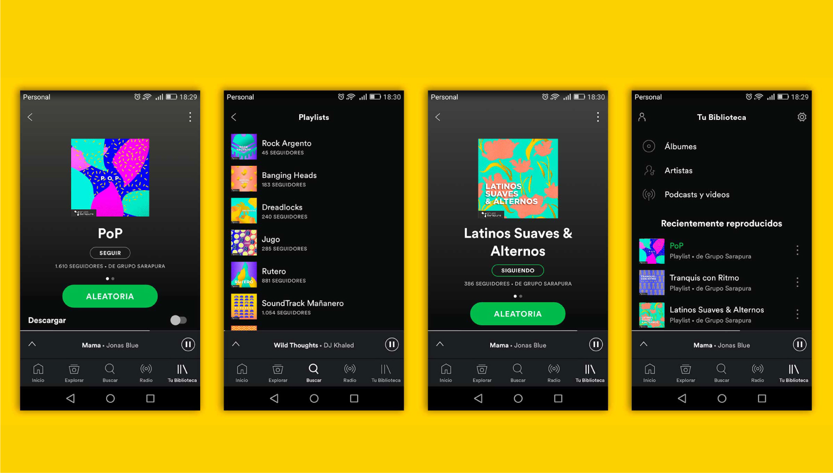 Estudio Joplin Diseño Gráfico spotify